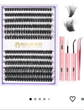 DIY Ultra-Light Mega Volume Lash Extension Kit – 240PCS 60D/80D Fluffy